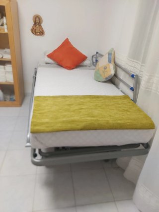 Cama articulada hospit+colchon+funda antiescaras