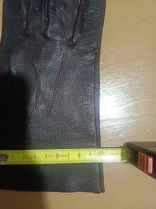 Guantes de piel mujer marrón oscuro. Guants dona