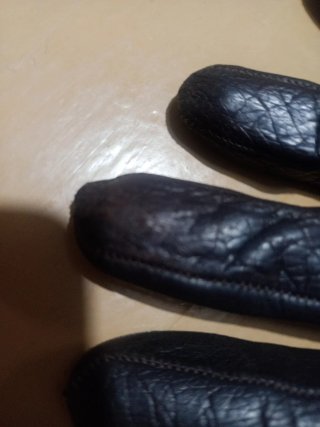 Guantes de piel mujer marrón oscuro. Guants dona