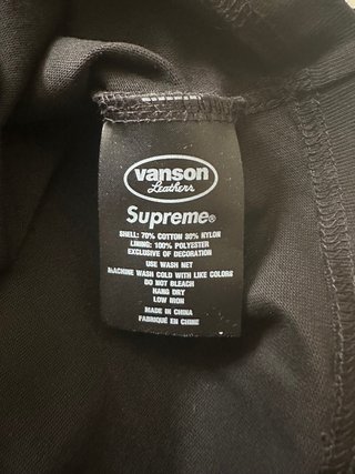 NUEVA Longsleeve Supreme Vanson Racing Negra M