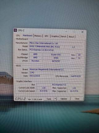 CPU Ryzen 5 3600 + Placa MSI B450 Tomahawk Max