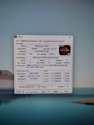 CPU Ryzen 5 3600 + Placa MSI B450 Tomahawk Max