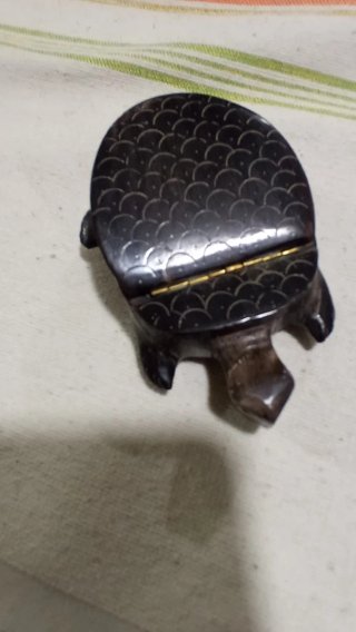 Caja Rapé Antigua Tortuga(snuff boxe)