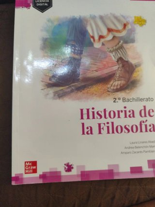 Historia de la filosofía, 2 Bachillerato