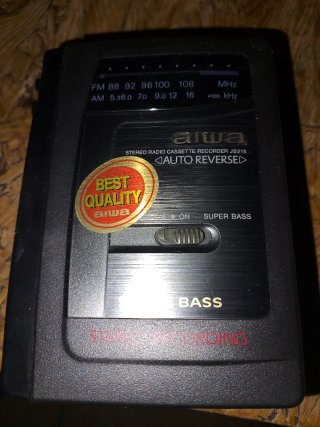 Walkman Aiwa Negro