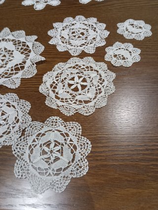 Paños de ganchillo mariposa