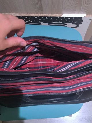 Bolso maletín Pepe Jeans negro/gris