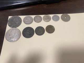 Lote de monedas antiguas