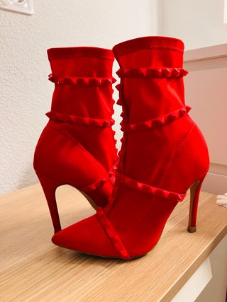 Botas Rojas tipo Valentino