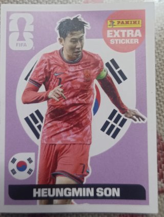 Cromo Panini Extra Sticker Son Heung-min