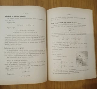 Matemáticas. 1957 libro antiguo