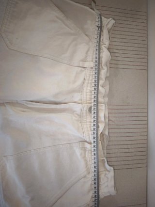 Vaqueros cortos blancos 4XL