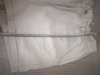 Vaqueros cortos blancos 4XL