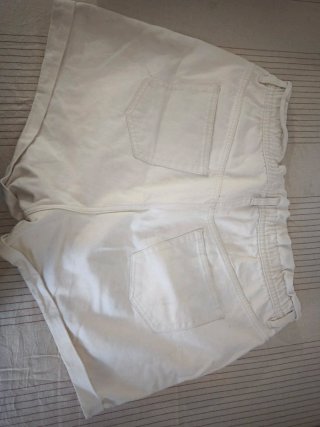 Vaqueros cortos blancos 4XL