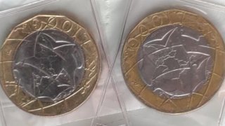 Rara Lire 1000 Italia 1997 Germania Est