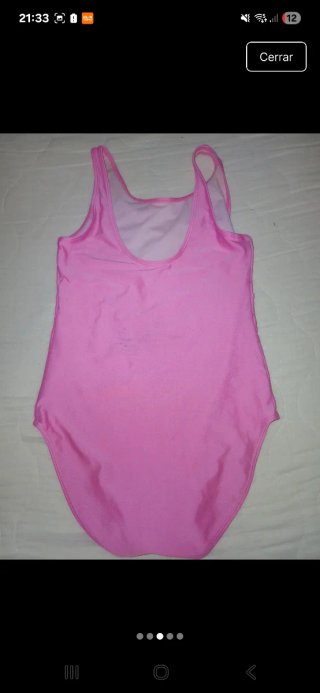 Bañador rosa infantil Stitch