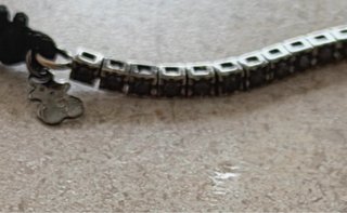 Pulsera Tous Oro Blanco y Diamantes Negros