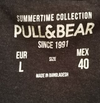Camiseta tirantes si mangas Pull & Bear Talla L
