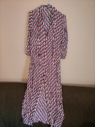 Vestido Zara Estampado Talla L
