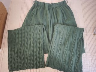Pantalón ancho verde