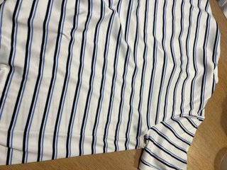 Camiseta Nike Rayas Azul y Blanca