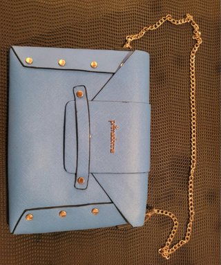 Borsetta Primadonna blu e oro