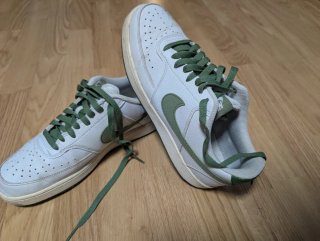 Tenis Nike Blancos y Verdes