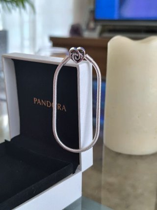 Pulsera Pandora Corazón Circonitas Plata