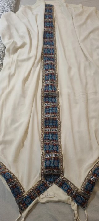 Vestido étnico blanco