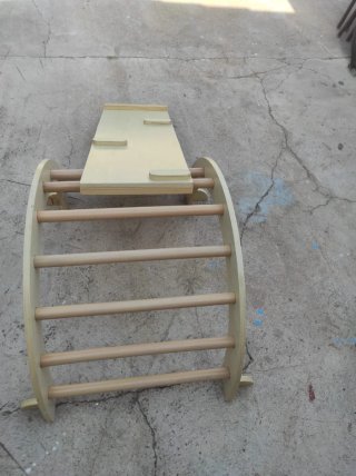 Arcos de madera para bebé y rampa