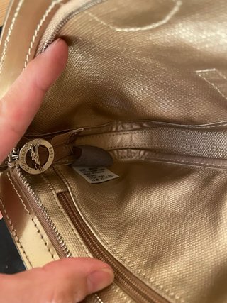 Bolso Longchamp Beige y Negro