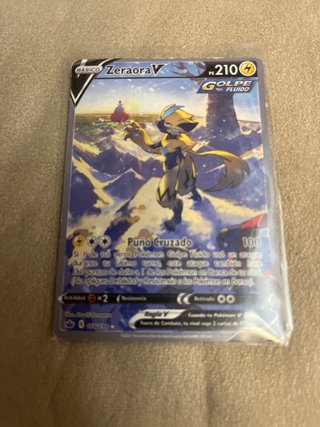 Carta Pokémon Zeraora V Golpe Fluido