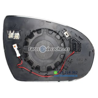 Cristal+Base Espejo Retrovisor Izquierdo Convexo