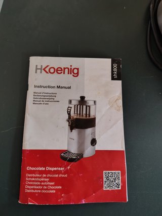 Dispensador Chocolate H-Koenig