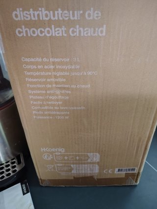 Dispensador Chocolate H-Koenig