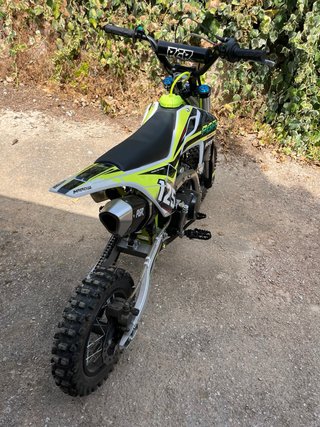 Pitbike PGR 125 Motocross Verde/Amarillo