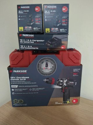 Taladro Parkside 12V Percusión 45Nm