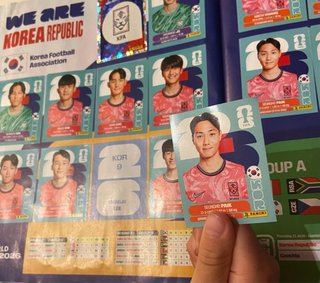 🇰🇷Lote Corea Panini FIFA World Cup 2026