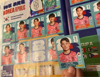 🇰🇷Lote Corea Panini FIFA World Cup 2026