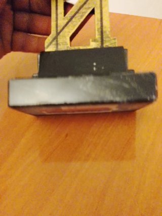 Trofeo Cartas Póker Mármol y Resina
