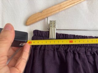 Pantalones Morados Lino Algodón
