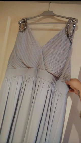 Traje evento talla especial gris