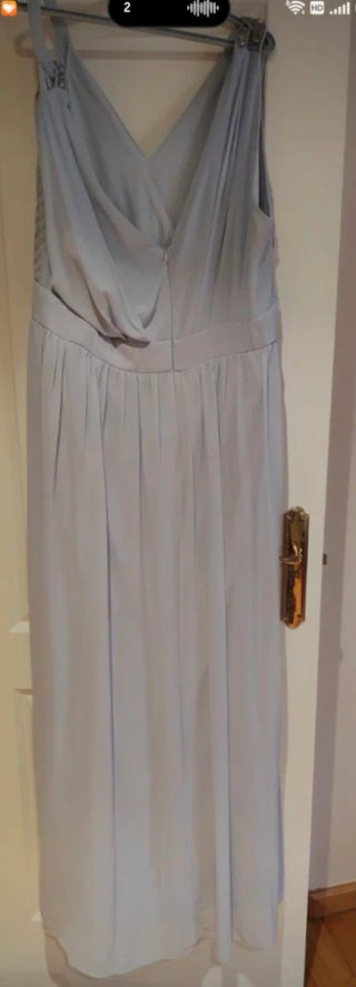 Traje evento talla especial gris