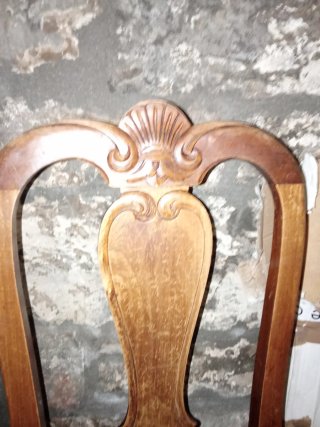 Juego de 4 Sillas de Comedor de Madera