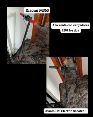 Patinetes Eléctricos Xiaomi M365 y Scooter 3