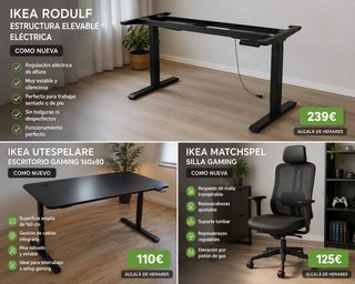 Pack IKEA Gaming: Mesa + Silla