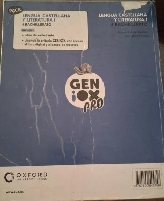 Libro lengua y literatura 1° bachillerato