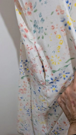 Vestido midi estilo francés floral