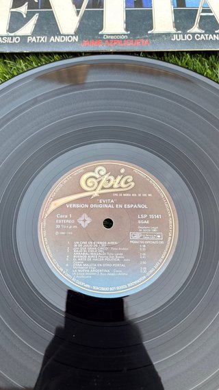LP Vinilo “Evita”- Reparto Original Madrid