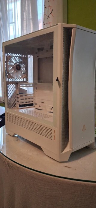 Caja PC MITHRIL Blanca Gaming RGB
